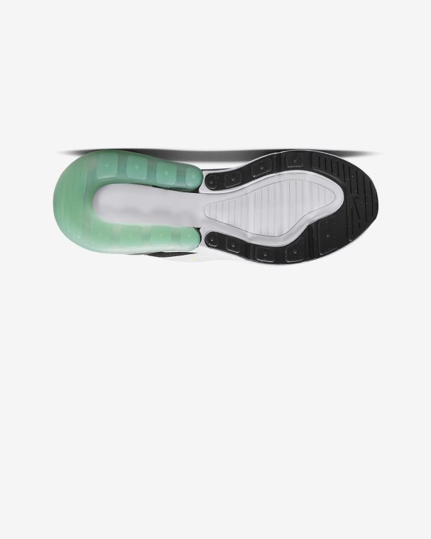 Nike Air Max 270 Kiz Çocuk Koşu Ayakkabısı White/Black/Blue | UWRBZ6043
