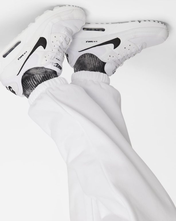 Nike Sportswear Club Fleece Kadın Pantolon White/Black | SEIUH3540