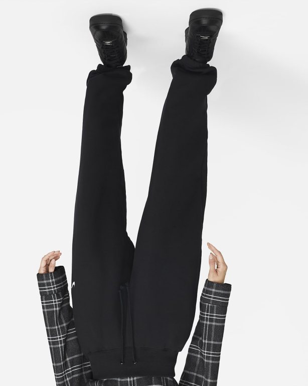 Nike Sportswear Phoenix Fleece Kadın Pantolon Siyah | VSGDU2743