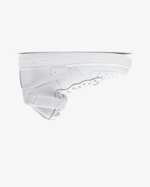 Nike Air Force 1 High LE Kiz Çocuk Koşu Ayakkabısı White/White | WDJAO7830