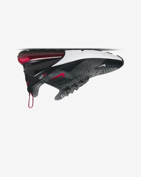 Nike Air Max 270 Kiz Çocuk Koşu Ayakkabısı Grey/Black/White/Red | EZCKY2850