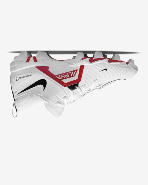 Nike Alpha Menace 3 Shark Erkek Krampon White/Red/Black | RQNPB0458