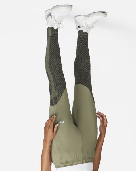 Nike Dri-FIT Strike Erkek Pantolon Olive/Olive/White | NLURO0634