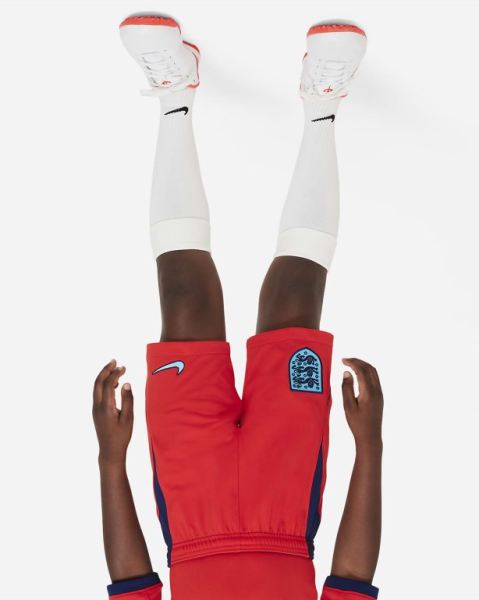 Nike England 2022/23 Stadium Away Erkek Çocuk Şort Red/Blue/Blue | QDIXC9217