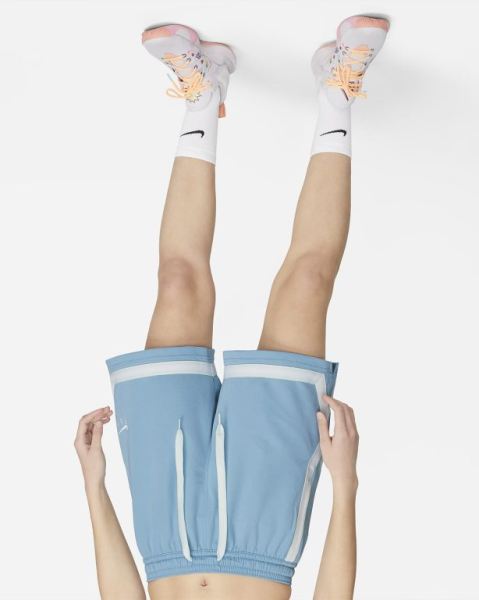 Nike Fly Crossover Kadın Şort Blue/White | ZGXHF4283