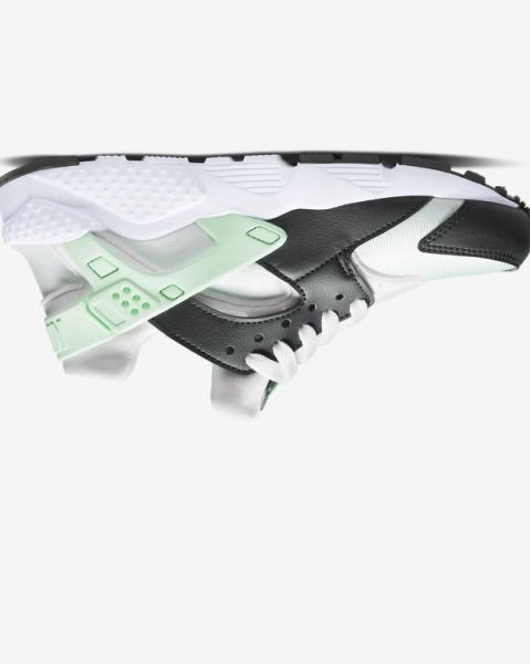 Nike Huarache Run Kiz Çocuk Koşu Ayakkabısı White/Mint | PEZCA7182