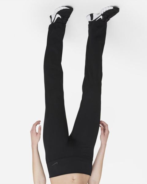Nike Power Kadın Pantolon Black/Black | HTRUS8651