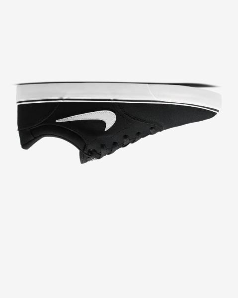 Nike SB Chron 2 Kanvas Kadın Kaykay Ayakkabısı Black/Black/White | CJMOQ7983