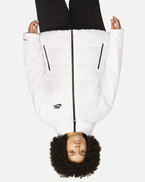 Nike Sportswear Therma-FIT Repel Kadın Ceket White/White/Black/Black | QAEMS2506