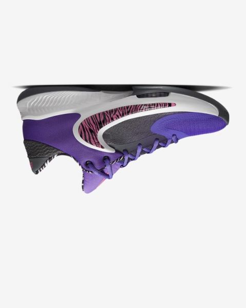 Nike Zoom Freak 4 Erkek Basketbol Ayakkabısı Purple/White/Black | MEUJD0871